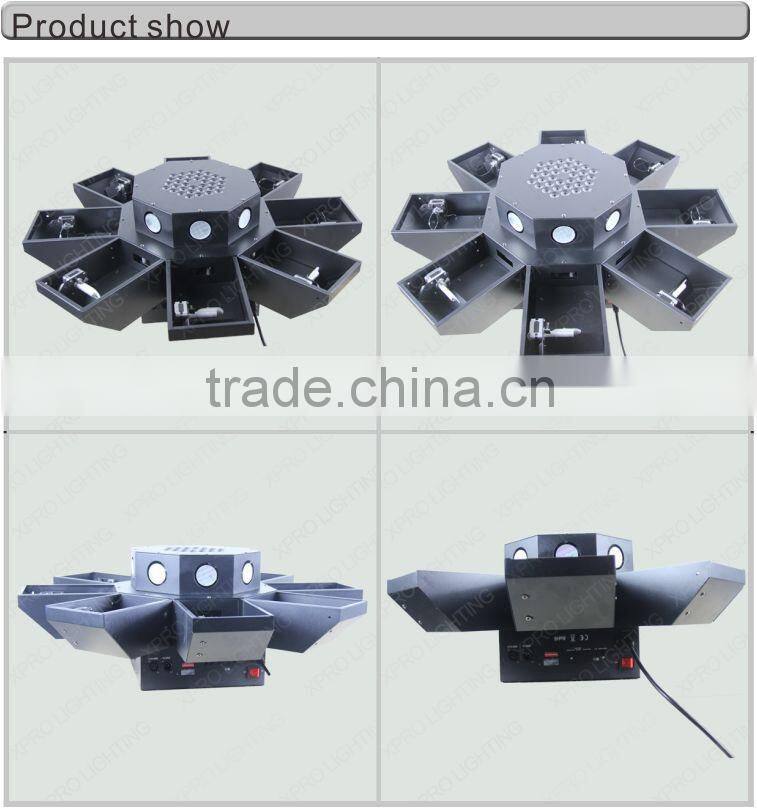 UFO Laser show led stage light eight eyes laser light Starry Sky effect 36pcs led octopus laser