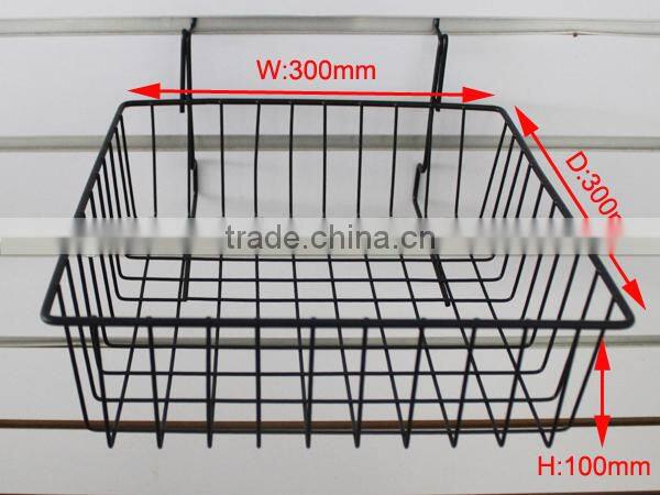 Multifunction metal hanging storage wire baskets