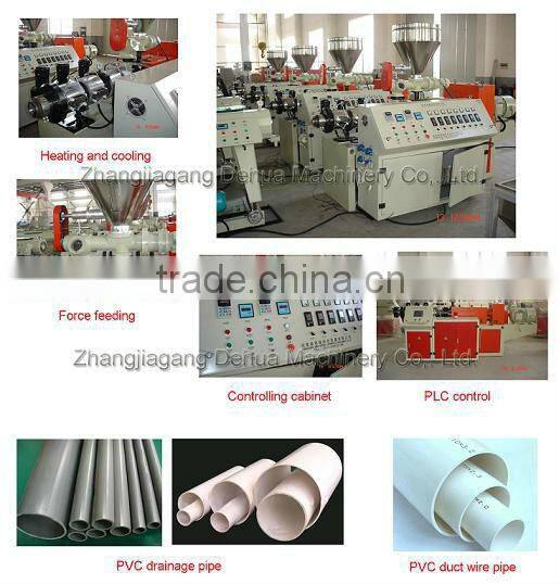 PVC pipe extruder machine with price