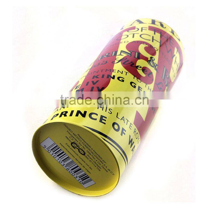 Wholesale bottle shaped metal tin can for wine