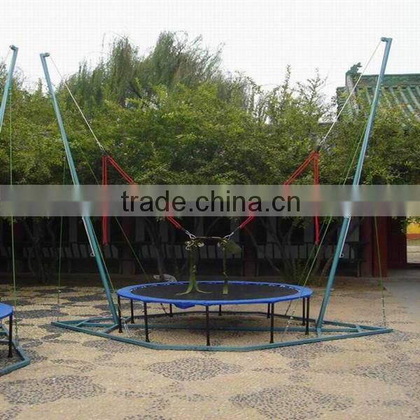 Amusement park rides Bungee jumping outdoor playground equipment for kids