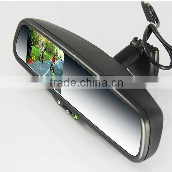 3.5 inch special rearview mirror support car camera with CCD device and FM transmit,MP3 MP4 function special for Dodge Journey