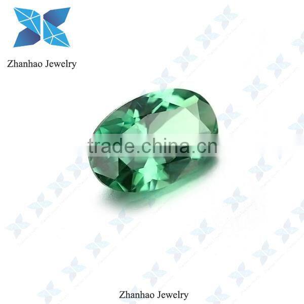 transparent oval emerald nano spinel gemstones