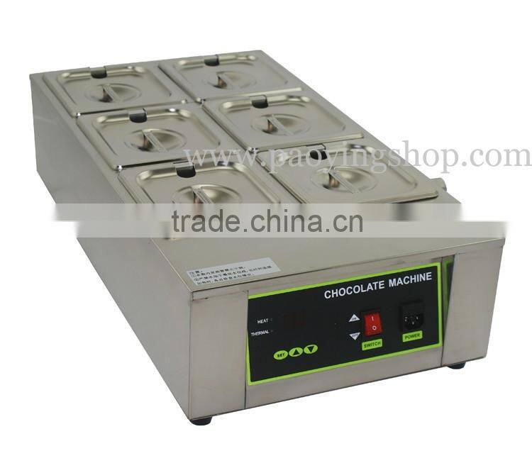 12kg Commercial Use 110v 220v Electric Digital Chocolate Tempering Machine with 6 Melting Pot