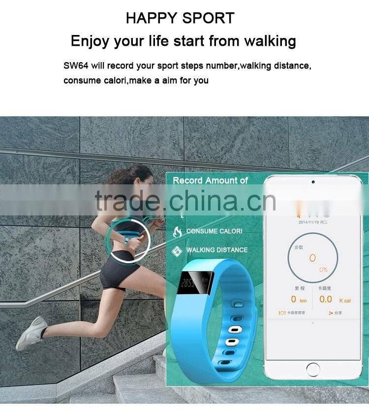 TOMI mini size health keeper fitness hard rate smart brand tracker bluetooth bracelet