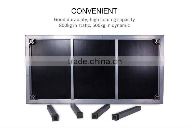 Used in various industries performances event truss stage,mobile stage