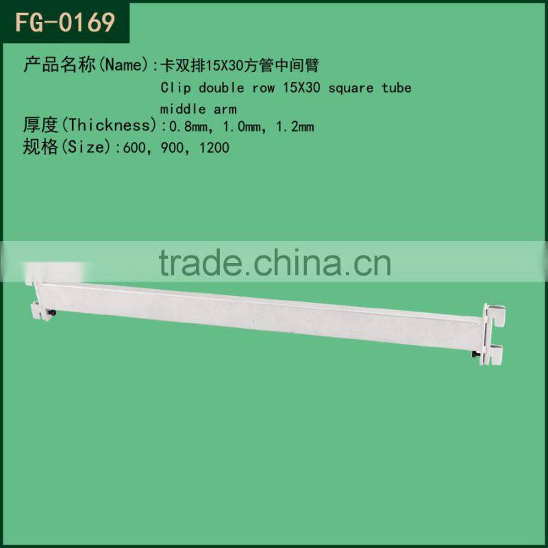 steel and tube fasteners / double row slant column used supporter and fastener(golden)