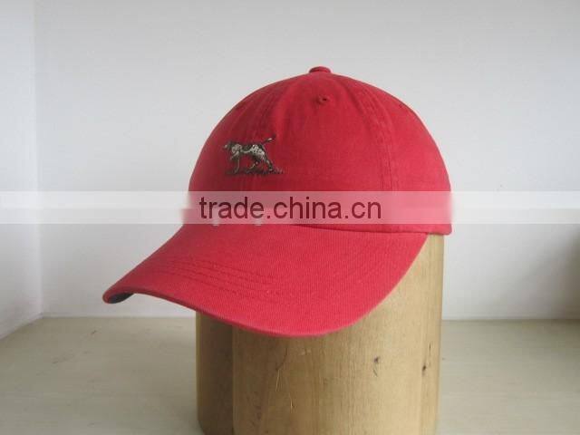 Red Cotton Baseball Caps