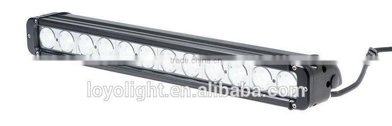 Hot selling 24inch offroad led light bar, super bright XML-10Watt 120W led bar light