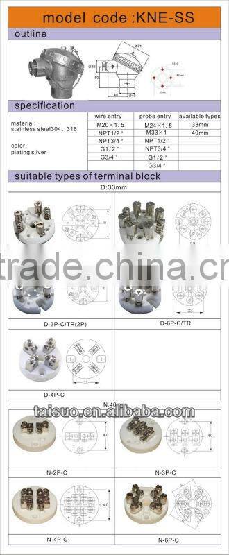 thermocouple sensors head KNE-SS