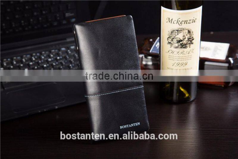wholesale fashion men wallet money clip leather long purse