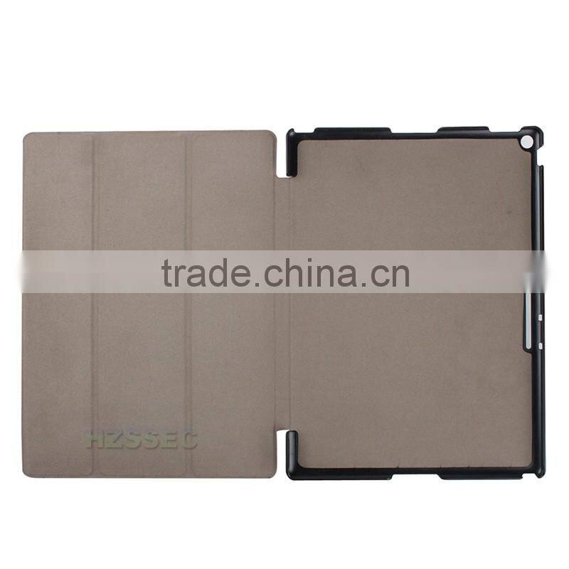 High quality full cover flip pu leather stand tablet case slim rugged folio case for Google Pixel c