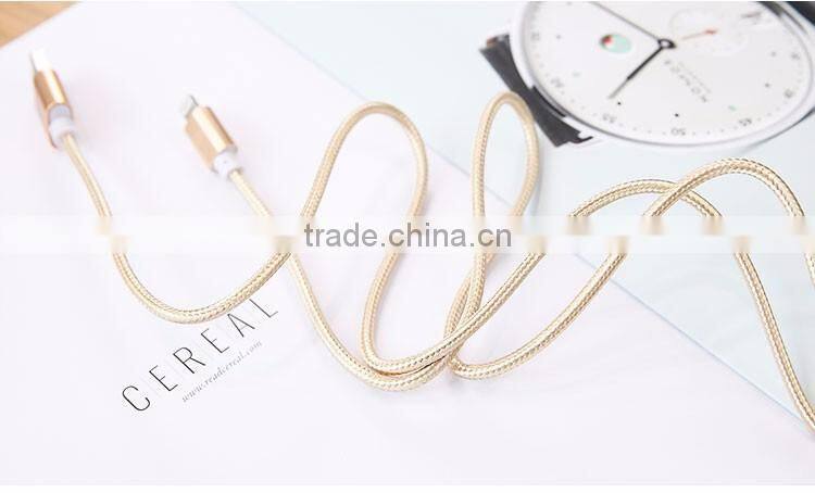 Lighting usb cable Nylon Woven USB Cable for I6 phone accessory cable
