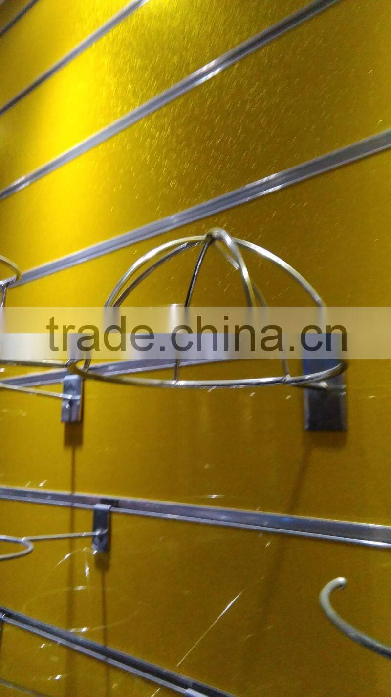 High quality metal for convenience display hat rack cap shelf F21