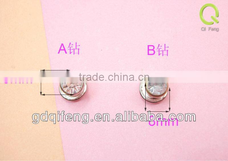 wholesale Decoration Handbag 8mm 9mm 10mm diamondA and B rivet without cap