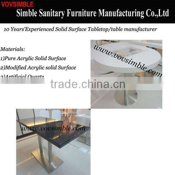 Fadeless pure acrylic solid surface Sheet,artificial marble sheet