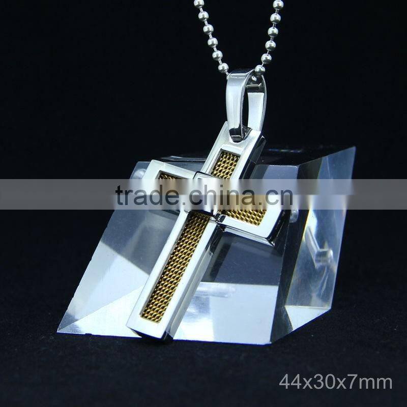 Popular Cross Pendants for Women High Quality Top Sale 18K Gold Plated Charming Jewelry Gift