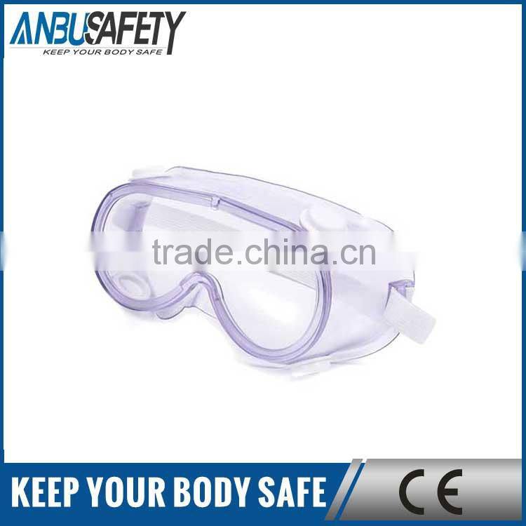 dustproof ce en166 and ansi z87.1 high quality safety goggles