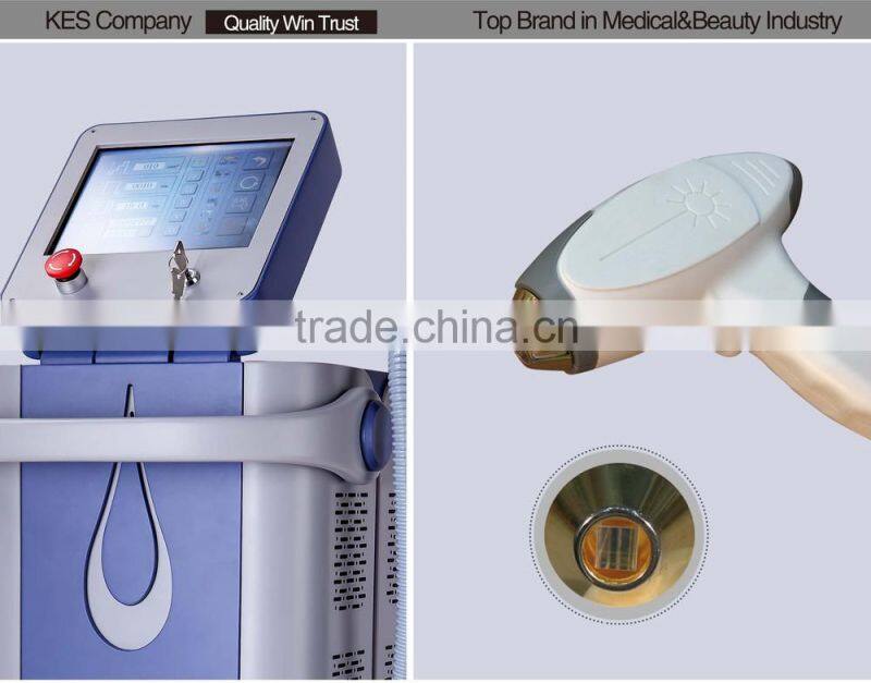 KES Medical CE Painfree 808nm laser hair removal machine diode