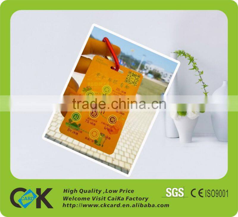 High quality! Custom eco-friendly plastic luggage tag in promotion