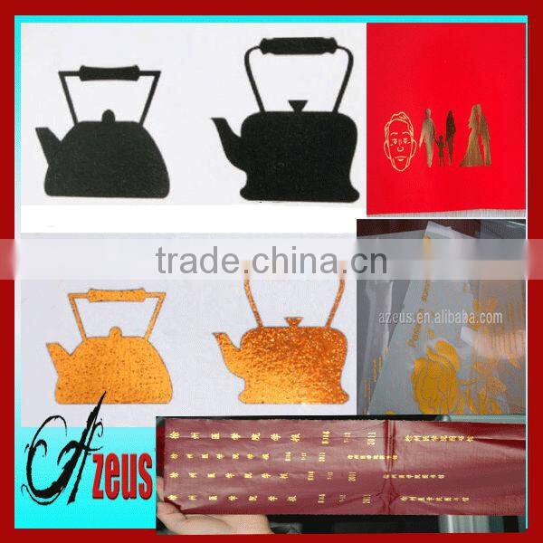 Automatic hot foil stamping used machine for wedding cards leather