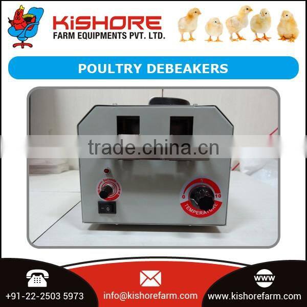 Durable and Useful Poultry Debeaker Machine for Mass Purchase by Indian Manufacturer