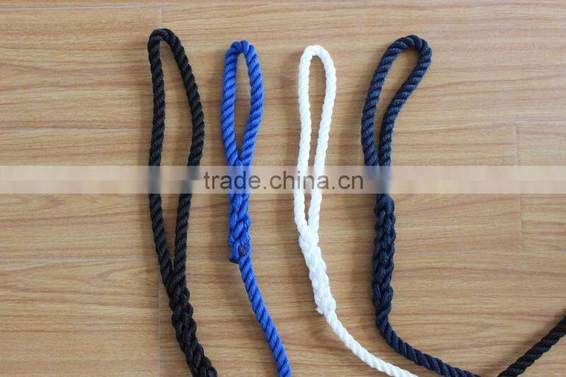 nylon 3strands twist rope, nylon sailboat rope, nylon mooring rope