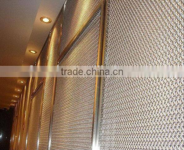 decorative metal mesh,decorative wire mesh for divider,outdoor curtain wall