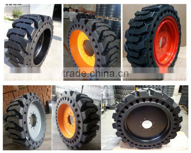 solid rubber tires and truck wagon solid tire 2000 lbs