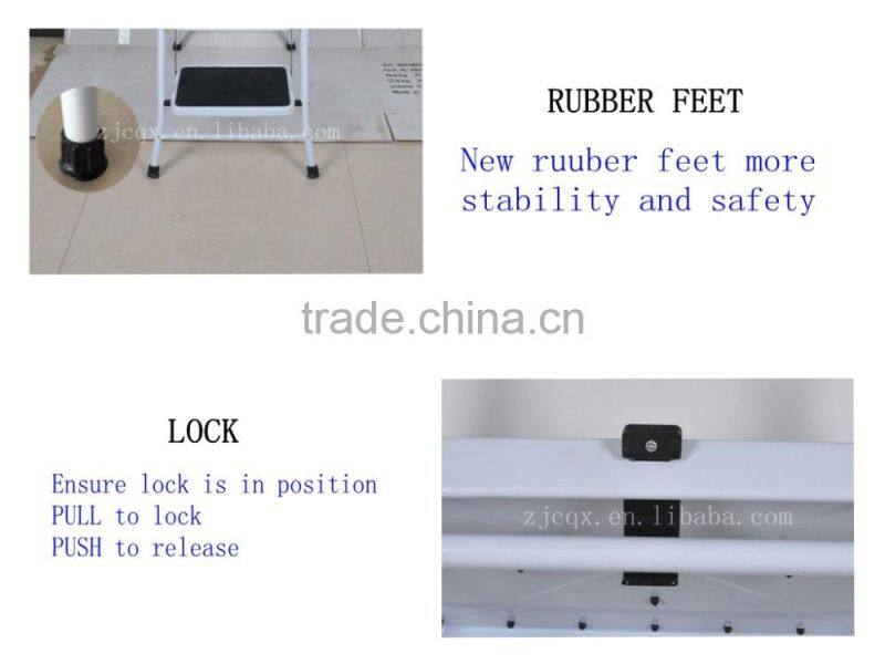 4 step ladder with tool tray