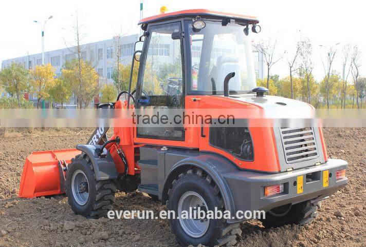 Er10 (1.0Ton) Mini Front End Loader with Hydraulic Pallet Forks