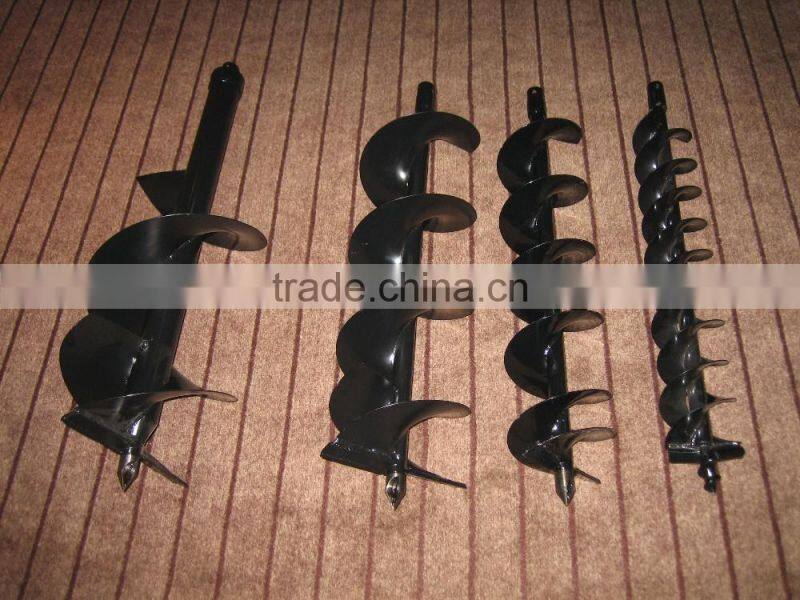 two men operation post hole borer DZ-52