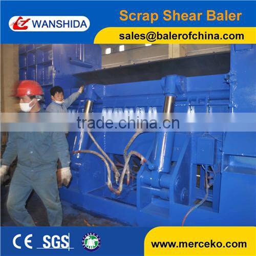 srong power with PLC control compress baler machine for car bumper equipment industry