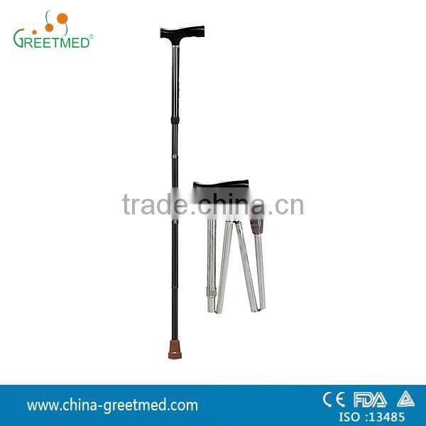 aluminum folding old man walking stick