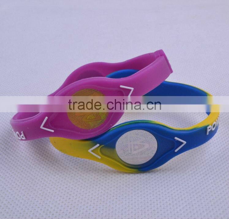 Hot sale!!! Most special promotion gift energy silicon bracelet charms fashion bracelets 2013