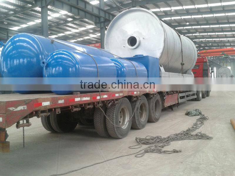 12-15Ton Used Tyre Refine To Oil Plant Getting Pyrolysis Tyre Oil
