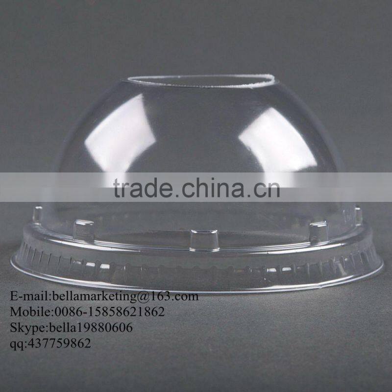 Clear Plastic Dome Lid with Vented Holes, fit 12oz,14oz,16oz, 20oz, 24oz cold drinking cup