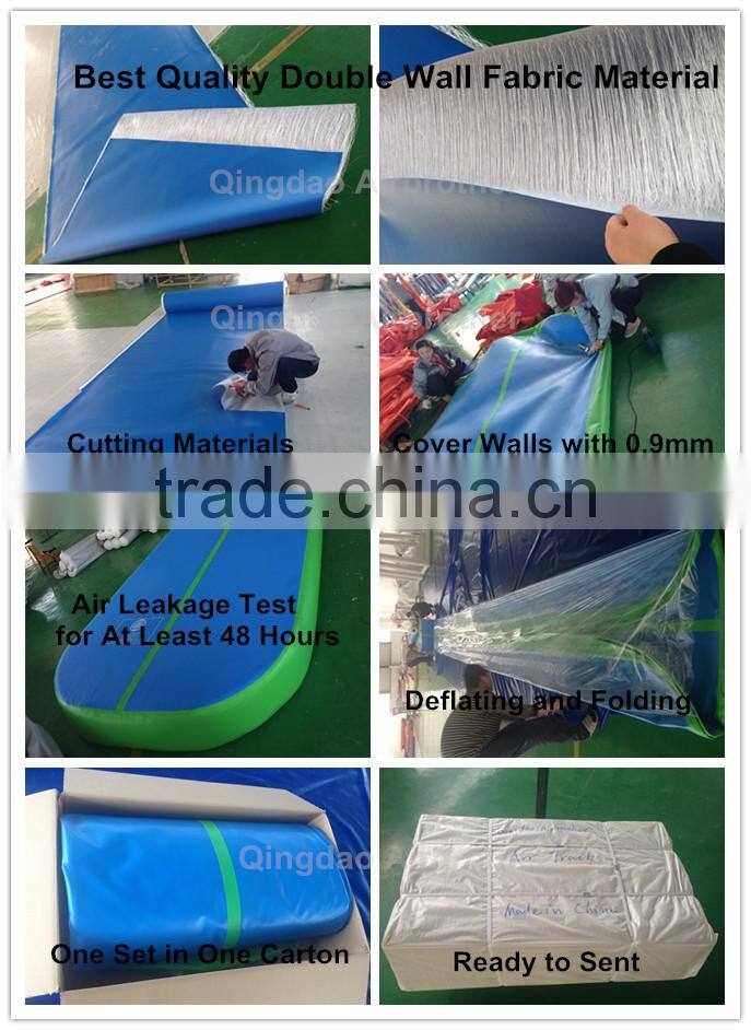 Roll Up Folding Inflatable Gymnastics Floor Balance Beam for Sale