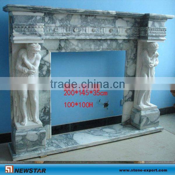 Newstar produce the marble fireplace