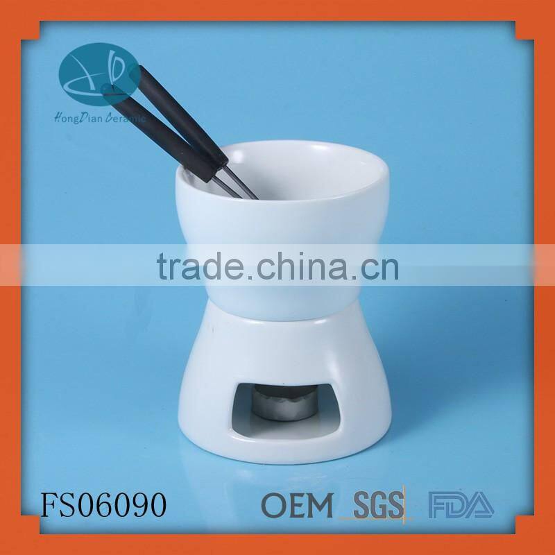 Best selling products ceramic fondue set,Cooking Tools,hot pot,Fondue Sets Cheese Tools Type and Ceramic Material mini fondue se