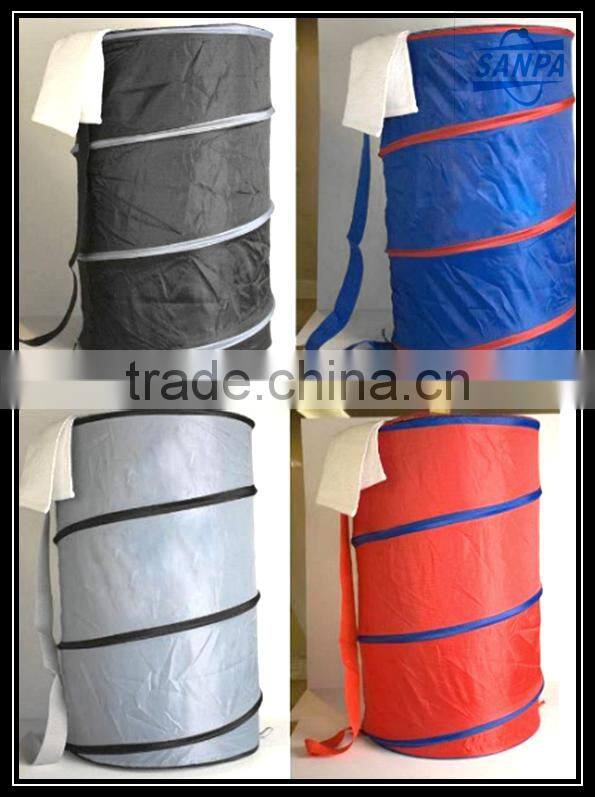 2016 Popular foldable oxford fabric pop up laundry hamper