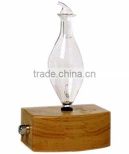 Elegant Wooden and Glass LED Aroma Diffuser Nebulization Oil Diffuser