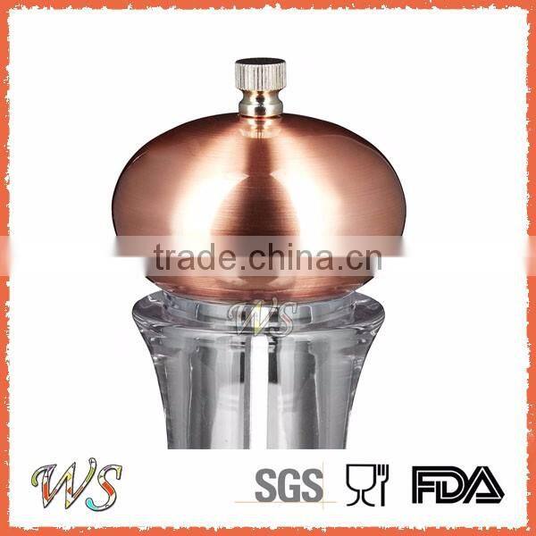 WS-SH17Z Manual Pepper Mill, Transparent salt and pepper grinder wholesale