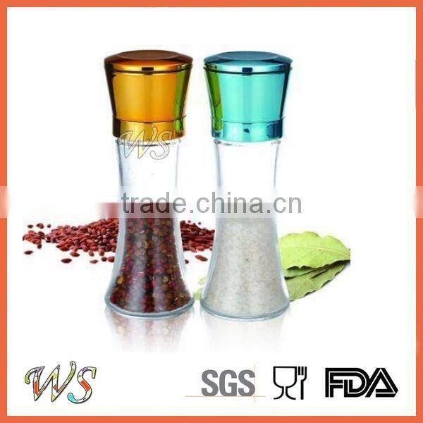 WS-PP11 WS-PP05 High quality Manual Pepper Mill Purple Color Salt and Pepper Grinder set