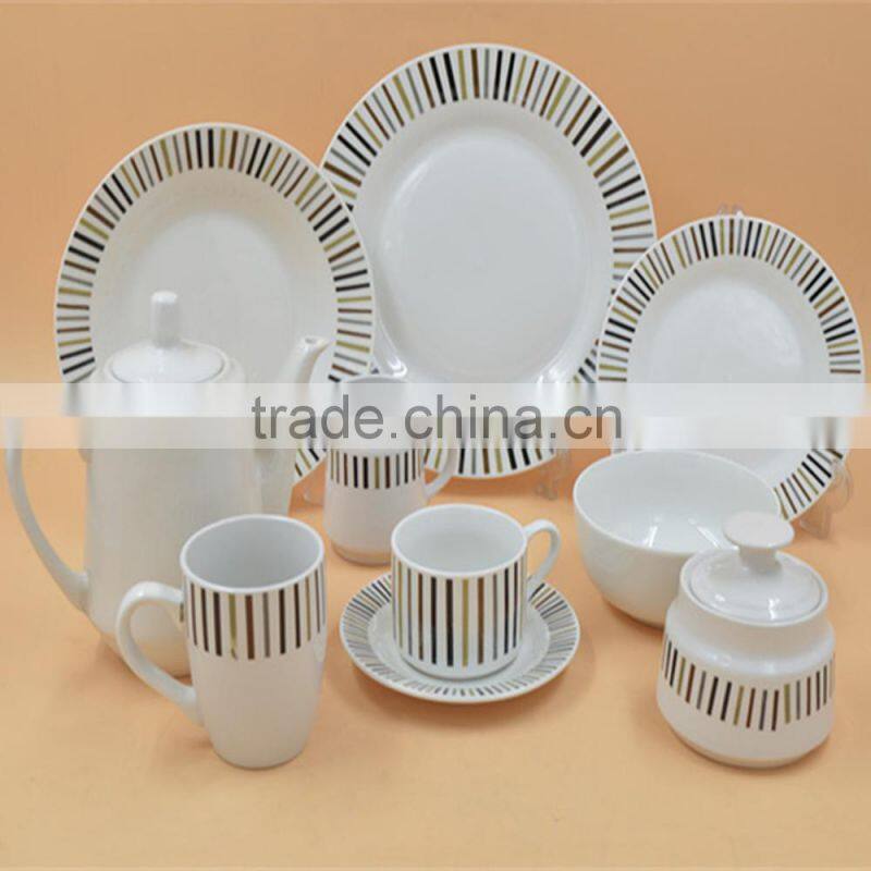 ceramic porcelain dinner dish