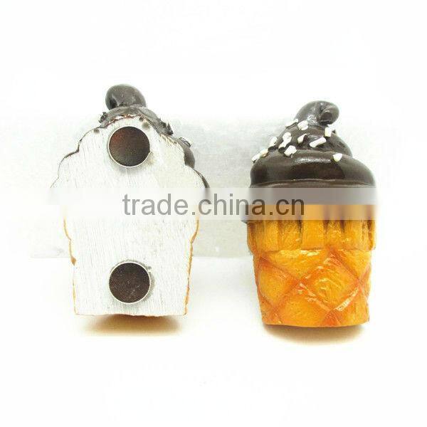 home decoration colorful ice cream shaped 3D resin fridge magnet