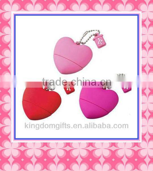 LOGO Printed Cartoon Silicone USB Keychain