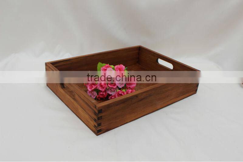 The set of paulownia wood Serving Trays
