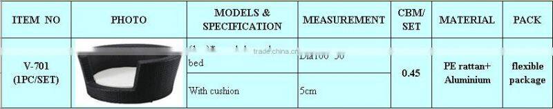 outdoor PE rattan pet furniture