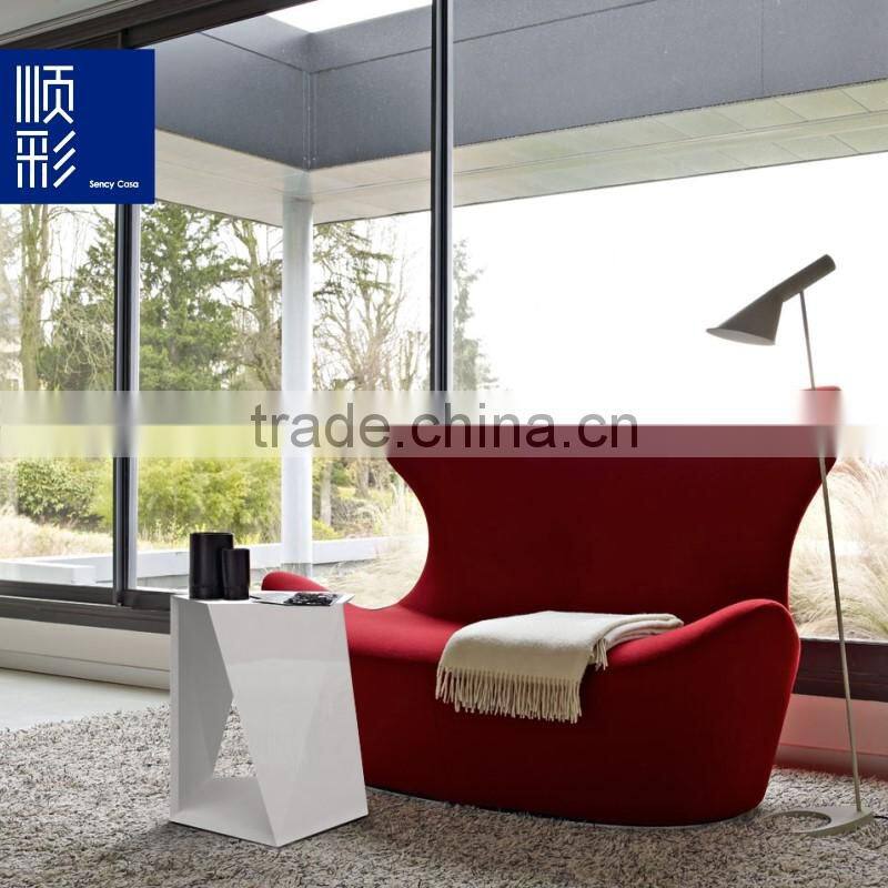 new style polygon sofa side table coffee table with glossy finished